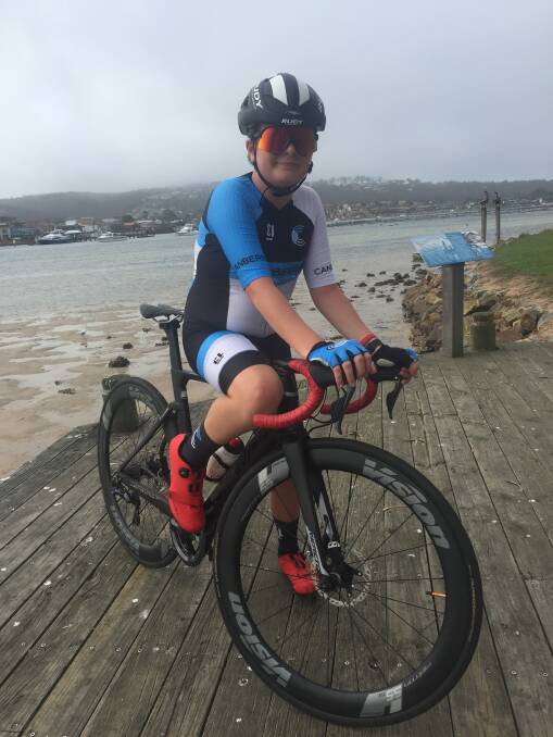 Quick on wheels: Merimbula cycle racer Hayden Stevens is gearing up for the European Junior Tour. Picture: supplied.