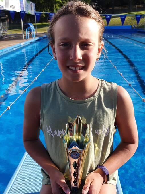 Grace Little is the swimmer of the week at the Bega Pool. 