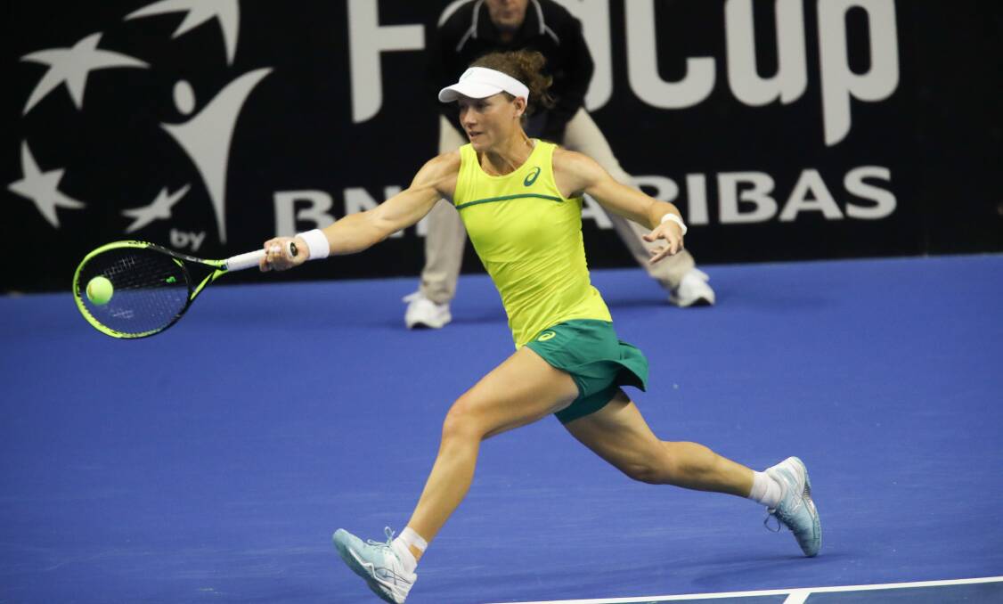 Revival of sorts: Sam Stosur is bringing back her childhood coach to recapture some of her singles form. Picture: Cameron Mee. 