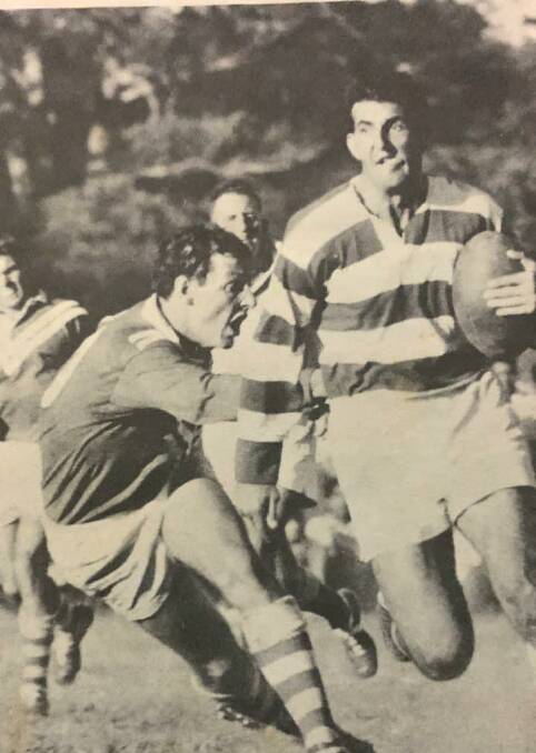 Max Hogno playing for Moruya in 1969. 