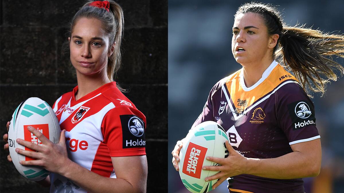 Signed: Kezie Apps and Millie Boyle have both been named for their respective clubs ahead of the NRLW draw starting October. Pictures: NRL Imagery