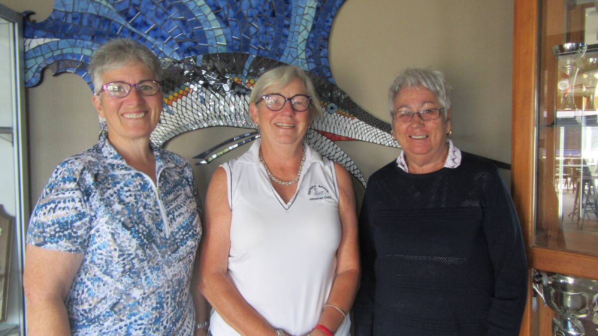The handicap winners of the 1st round of the Tathra Ladies golf championships are Karen Enright, Yetti Burgess and Jan Waterson. 