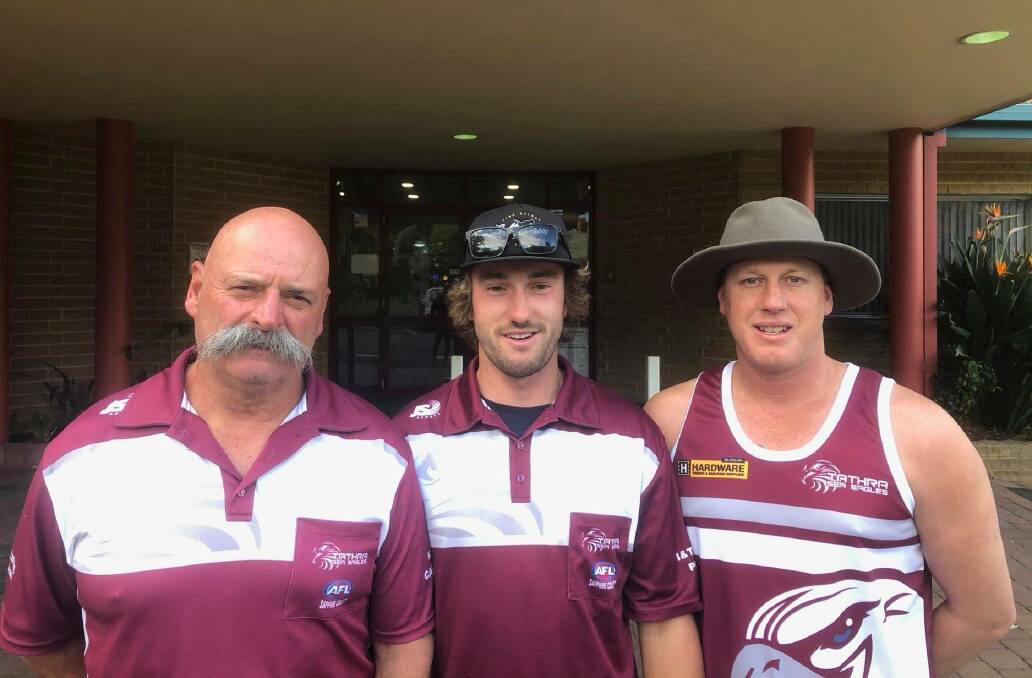 Leading the club: Mark Coulton, Tom Lipsham and Ricky James Woods will retain coaching roles with the Sea Eagles senior grades for the 2020 season. Picture: supplied. 