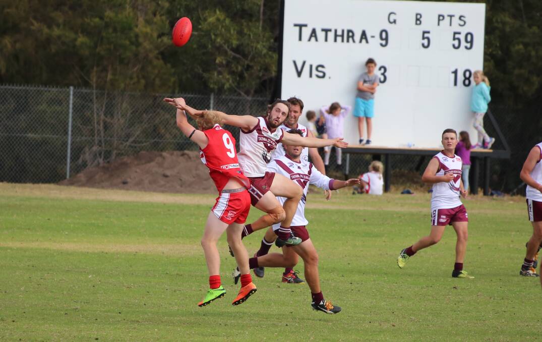 Tathra senior coach Tom Lipsham will play his 100th senior game for the club when SCAFL resumes this weekend. 