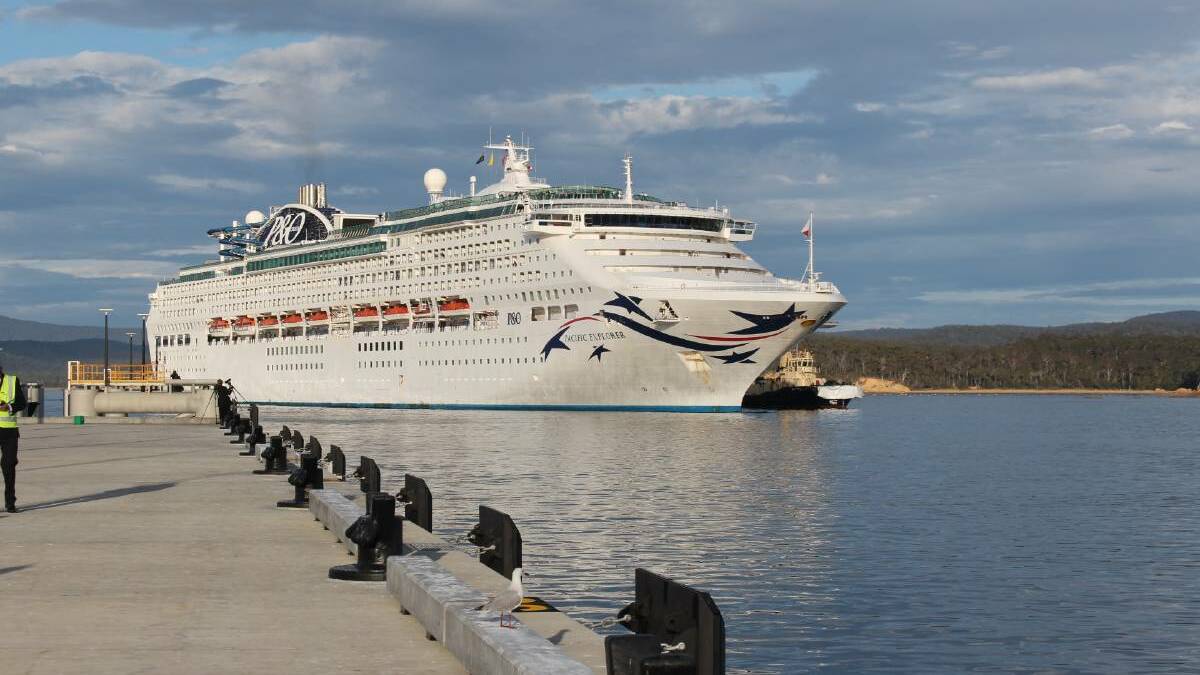 Royal Carribbean International cruise ship visits (P&O visit pictured) will return to the port of Eden in 2022. 