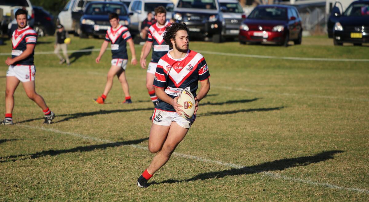 Scintillating skills: Callum Bower-Scott has been impressing in the halves alongside his brother James for the Bega Roosters.