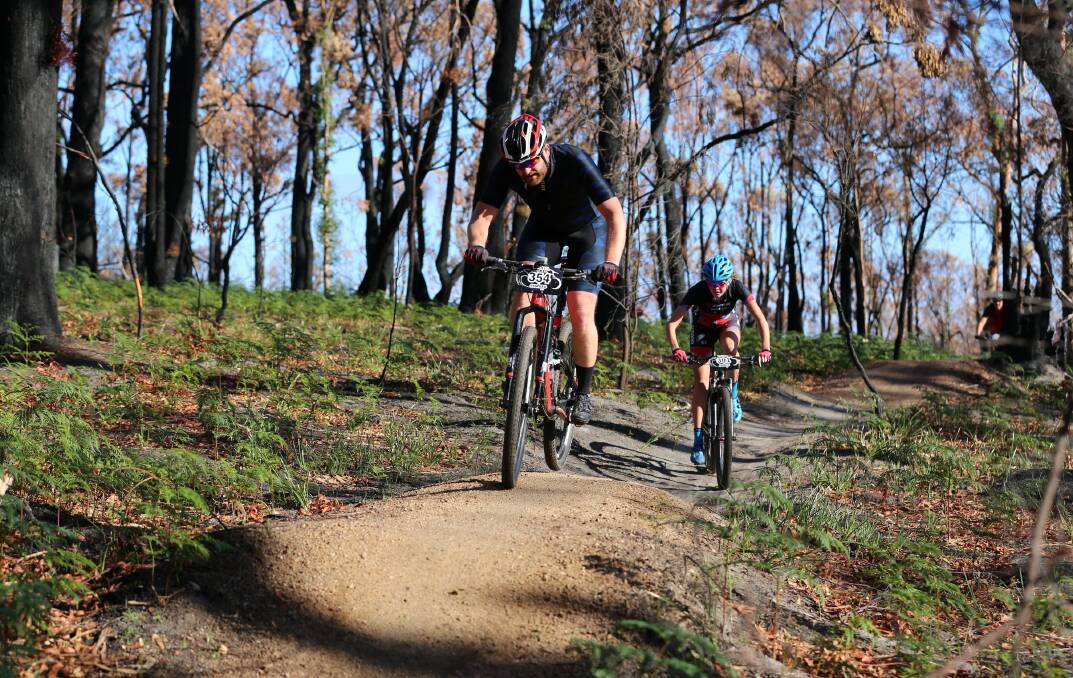 Single track stunner: Riders will be able to soak up the bush surrounds during the Tathra MTB Enduro on June 8. 