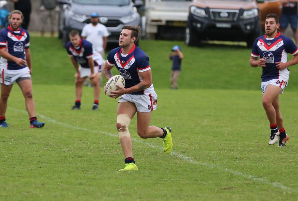 Battle of speed: Bega quick Zac Cuzner will be among the pivotal players when the Roosters meet the Bulldogs at Colombo Park on Sunday. 
