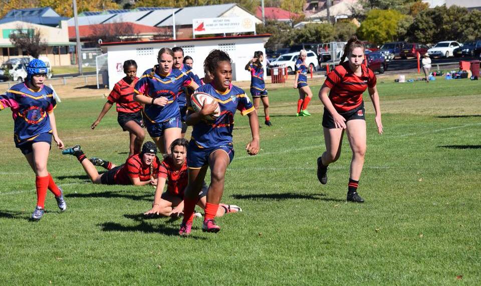 Falcon Sisilia Ragatu of Bega is a strong and formidable player, club officials said with the young star playing in the South Coast 7s this weekend at Tathra. 