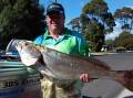 Steven Morley of Kianga near Narooma got his first mulloway, also known as a jewfish, on Friday fishing in the Tuross River. 
