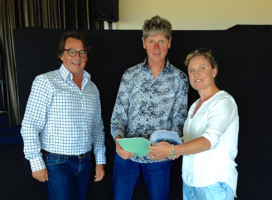 Australia’s Oyster Coast new board members: Warwick Anderson, Pippa Boyton and John Susman. 