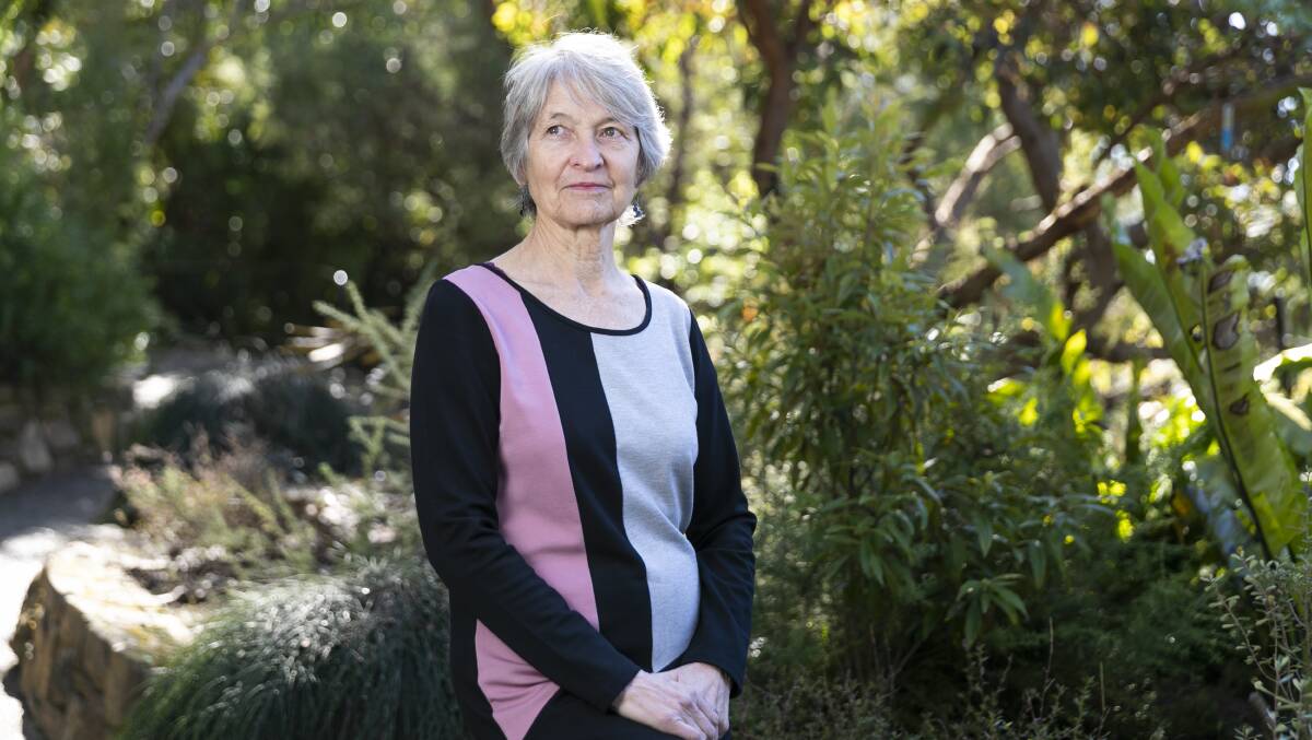 Australian National Botanic Gardens executive Dr Judy West, who is helping with a conservation mission to protect plant species heavily destroyed by Black Summer bushfires. Picture: Keegan Carroll