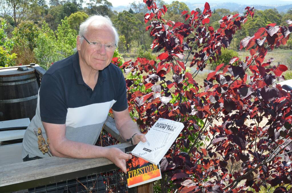 Author and former Canberra Times journalist Peter Clack at his Bega home. Picture by Ben Smyth