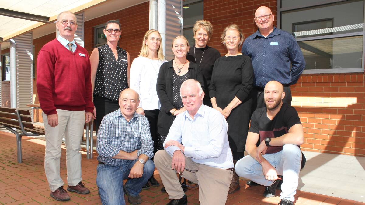PARTNERSHIPS: Richard Arbon, Charmaine Lucas, Ingrid Thompson, Michelle Bond, Kerryn Grainger, Virginia Fitzclarence, Keith Bourke, Robert Hayson, Dave Grealy and Michael Bulters at a Ticket to Work session.