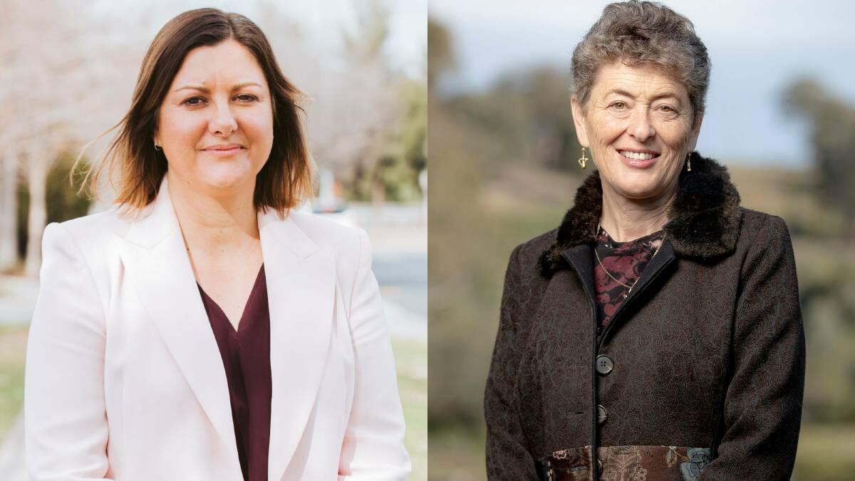 FINAL DAYS: Labor candidate Kristy McBain and Liberal candidate Fiona Kotvojs have been campaigning hard ahead of Saturday's by-election triggered by the resignation of Labor's Mike Kelly. Both are predicting a close finish. 