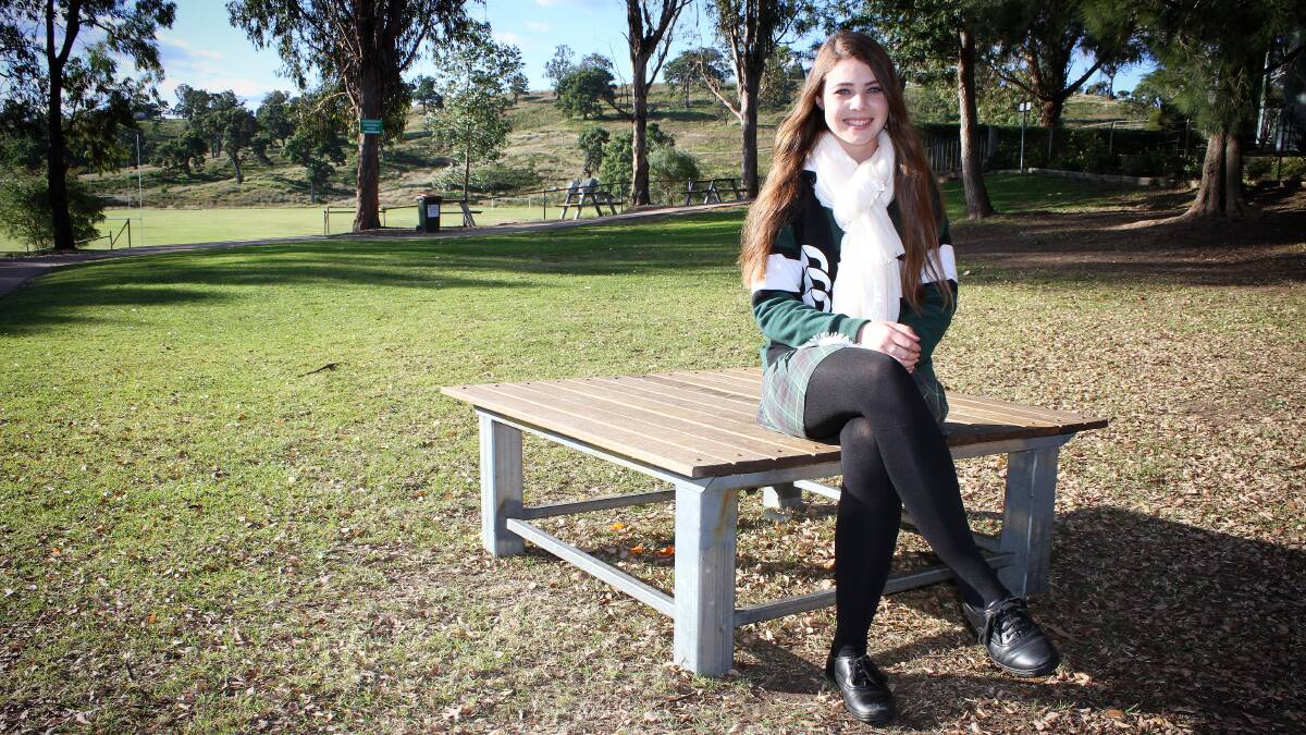 CREATIVE THINKER: Seventeen-year-old Jade Moxey's research challenges traditional beliefs in global weed control. Picture: Alasdair McDonald