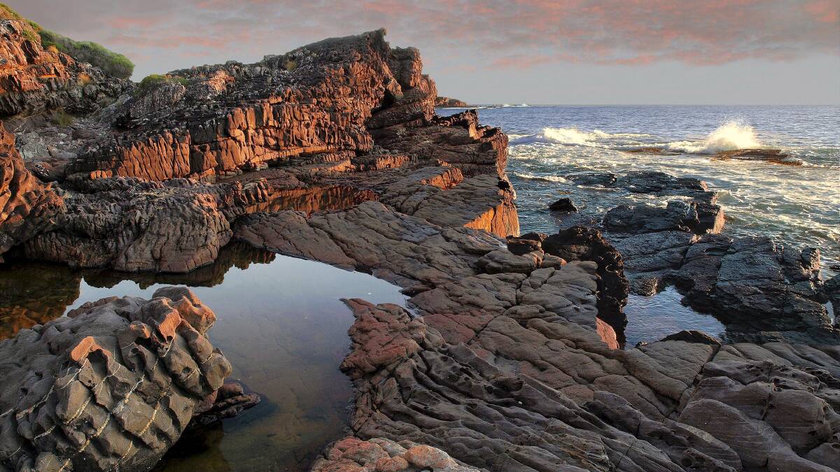 Part of the coastline along Ben Boyd National Park. Traditional custodians are excited by recent comments from the state government supporting a name change of the park. Picture: Henry Gold