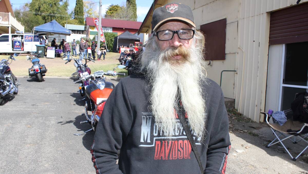 Marshall McKenna at the 2019 Bega Valley Motorcycle Expo on Saturday. picture: Alasdair McDonald