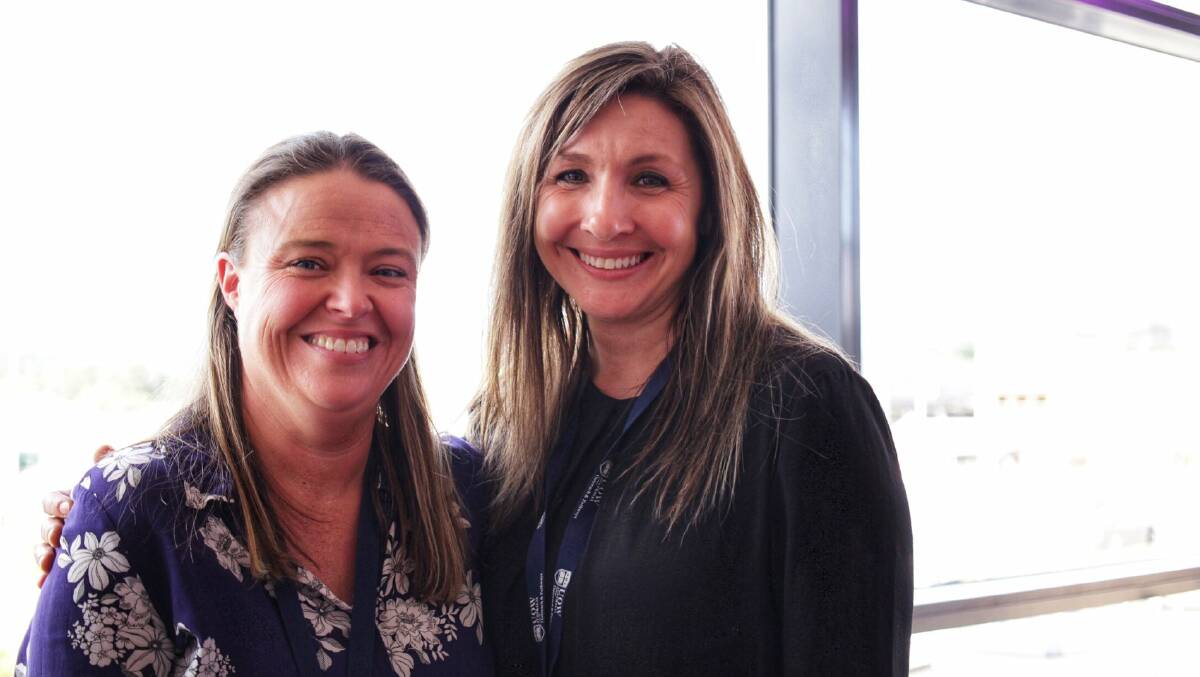 APPLY NOW: University of Wollongong Bega campus manager Samantha Avitaia with Bega Valley Innovation Hub manager Mia Maze. Picture: Supplied.
