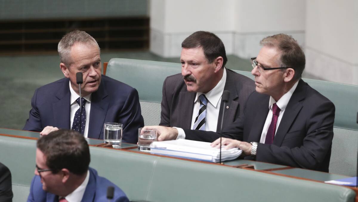 Member of the Parliamentary Joint Committee on Intelligence and Security and Eden-Monaro MP Mike Kelly (centre) has called for a focus on deradicalisation programs after last week's mass shooting in New Zealand. Picture: Alex Ellinghausen