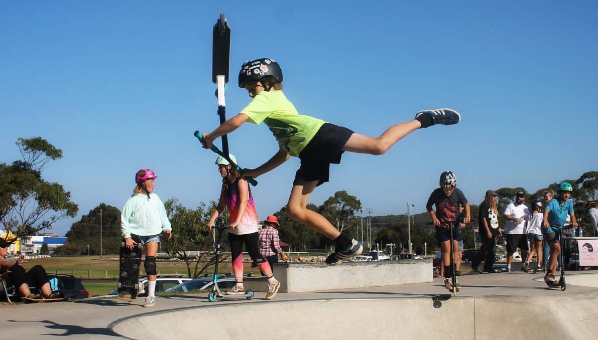 YOUTH WEEK: Robyn Yang of Bega in Bermagui last year. Picture: Alana Beitz
