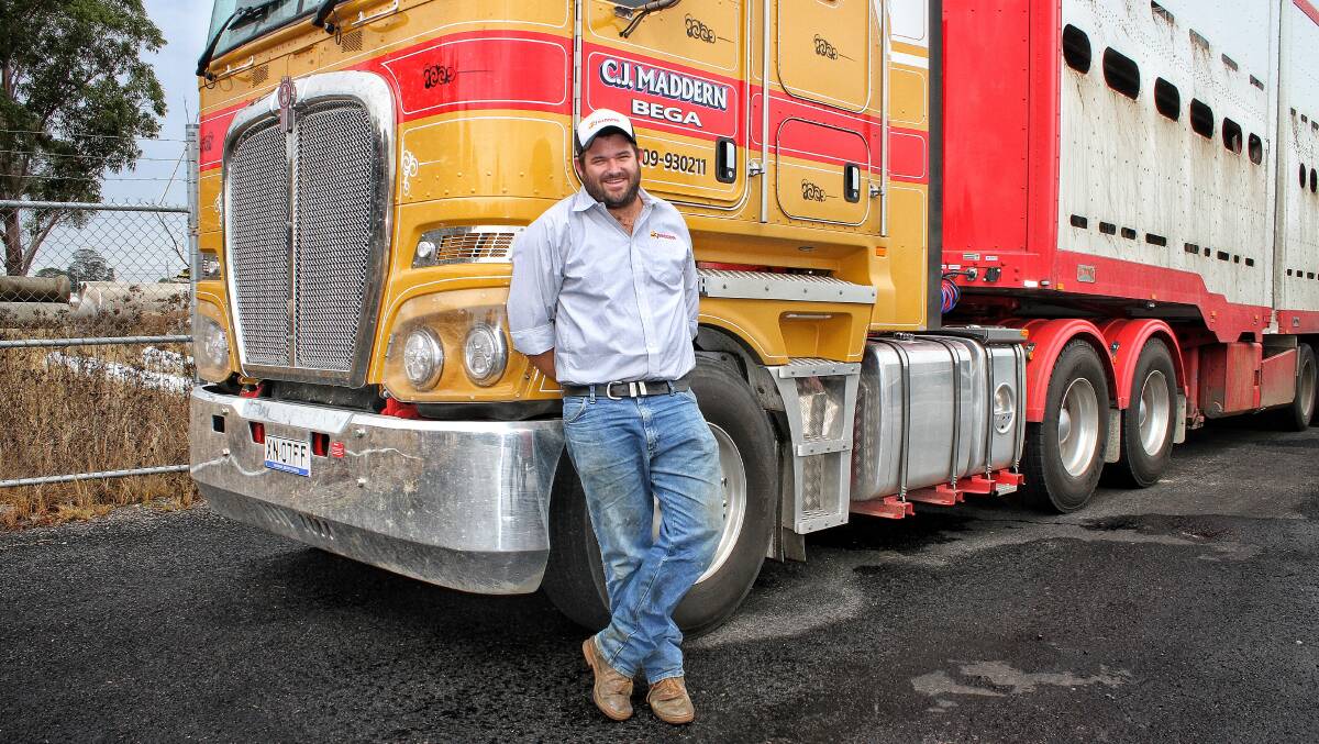 TOP GUN: Rick Hetherington is a finalist in this year’s Livestock, Bulk and Rural Carriers Association Young Driver of the Year awards.