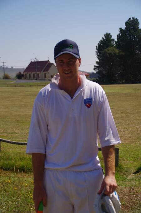 BIG HITTER: Coffey's Matthew Moxon scores 314 runs from 45 overs with 33 sixes in Saturday's game against Bombala in Nimmitabel.