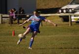 SKILLED: Bombala High Heeler Lucy Sellers won the Players Player and three points for her great game against the Moruya Sharkettes last weekend in Bombala.