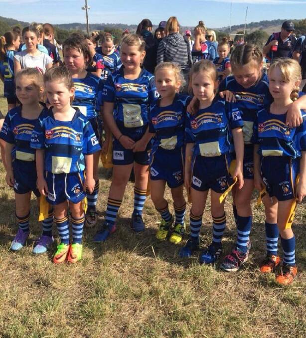 The newest little Bombala Junior Blue Heelers League Tag girls can hold their head up high after their great start to the 2018 season at Bibbenluke.
