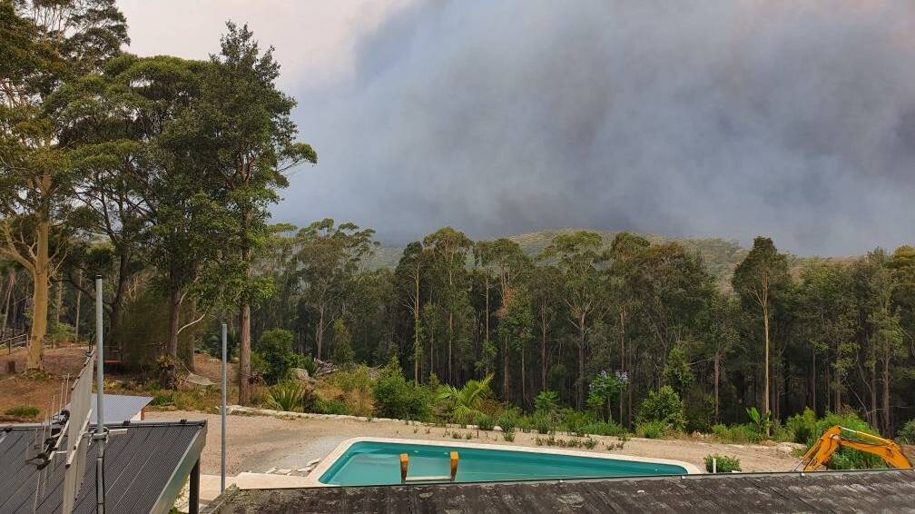 Trent Hamilton captured images before, during and after Saturday's bushfire that ran through the Morton region, west of Ulladulla. Pictures: supplied.