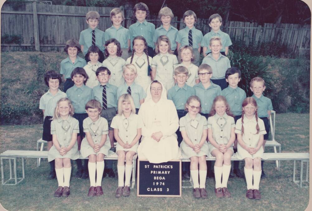 The year was 1974: A teaching Sister with her group of students at St Patrick's.