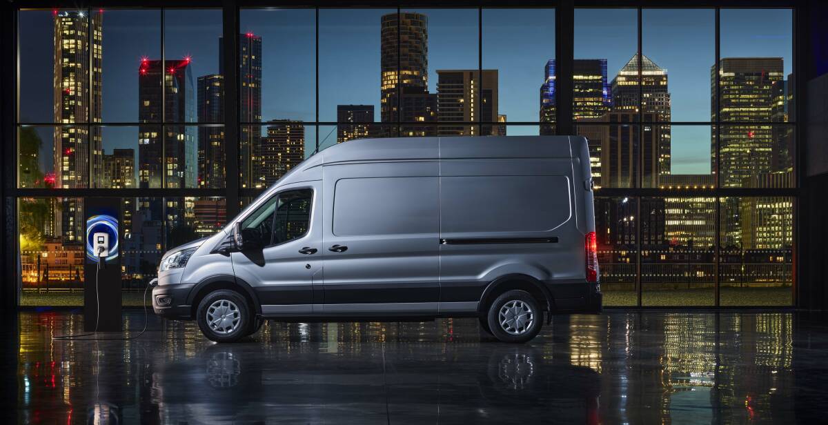 Australia's first large electric van will be the E-Transit. Photo: Ford Australia