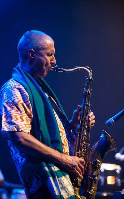 Tenor saxophonist Peter Harper of Black Jesus Experience. Photo supplied.