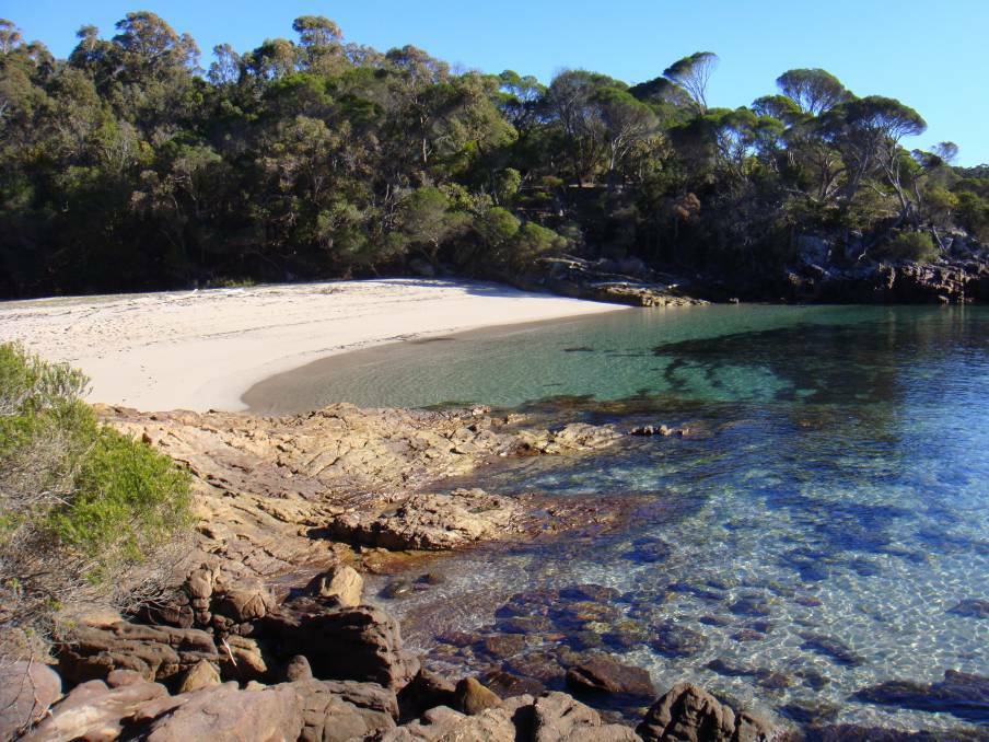 Bittangabee Bay is in the Green Cape area in Ben Boyd National Park, part of the Light to Light Walk, which has been proposed for development. Photo: Leah Szanto