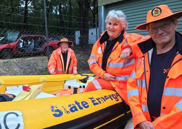 Bega Valley SES members participated in a statewide flood boat exercise last weekend, Pictures supplied.