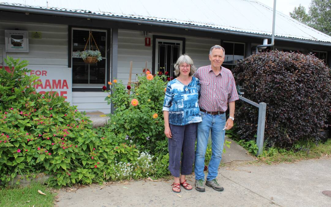 Ellie and Andrew Newton purchased Quaama General Store and LPO one year before the Black Summer fires tore through the Far South Coast NSW region. Photo: Leah Szanto