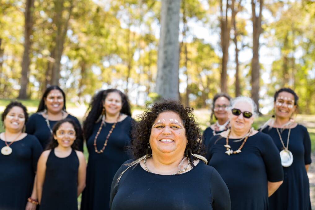 The Djinama Yilaga Choir formed in 2020 and their songs revitalise the Dhurga language. Photo: Ben Marden