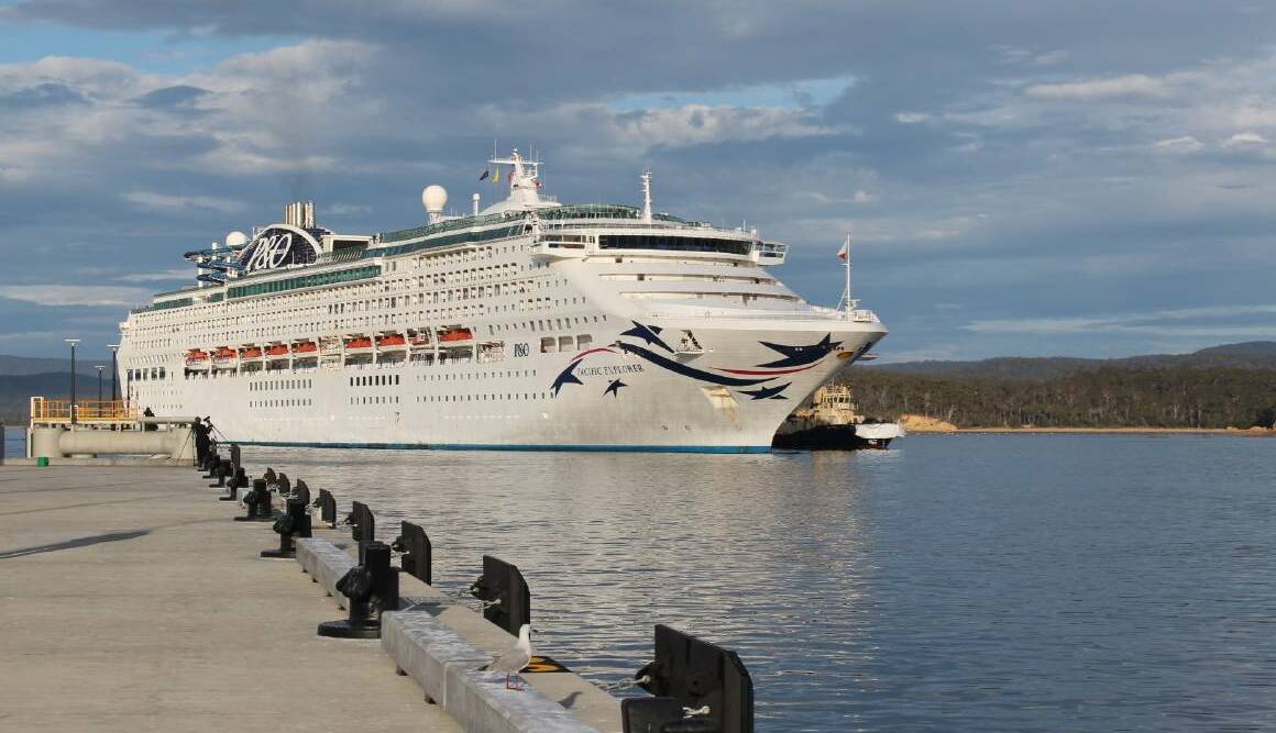 Unless advised otherwise, the Pacific Explorer will proceed with plans to visit Eden next month.