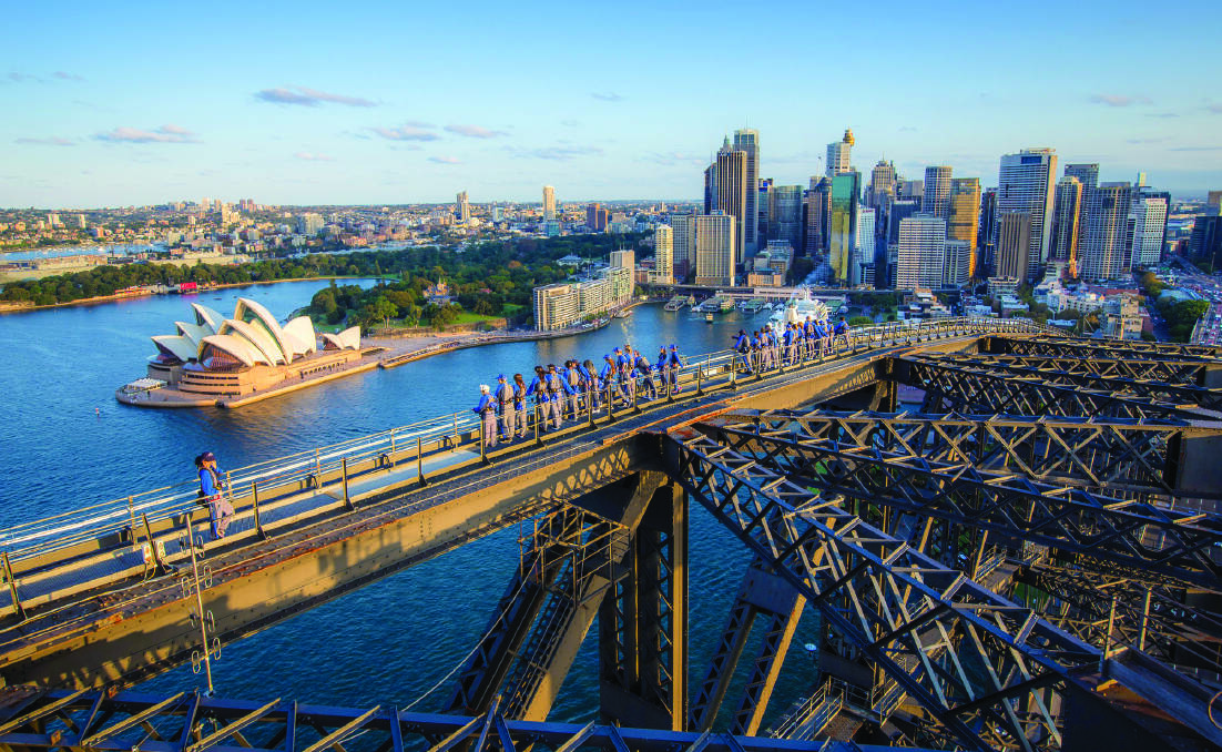 Ignite your senses: Being on the bridge is completely different from being high above Sydney inside a building. Photos supplied.