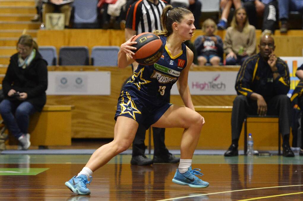 BACK IN BLUE: Taylah Wynne has joined the Ballarat Rush for the 2020 NBL1 season.