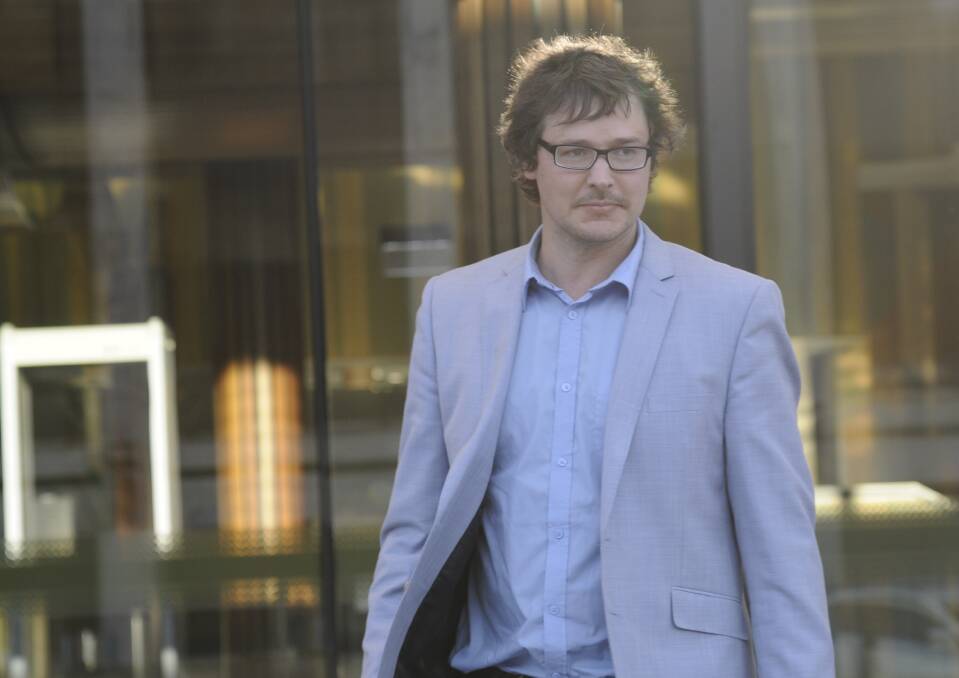 Luke Schneider, 32, pleaded guilty in the ACT Magistrates Court to attempting to manufacture a controlled drug. Picture: Elliot Williams