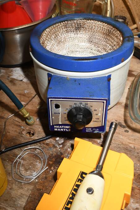 The drug lab was full of household items, such as salt and a rice cooker. Picture: Supplied