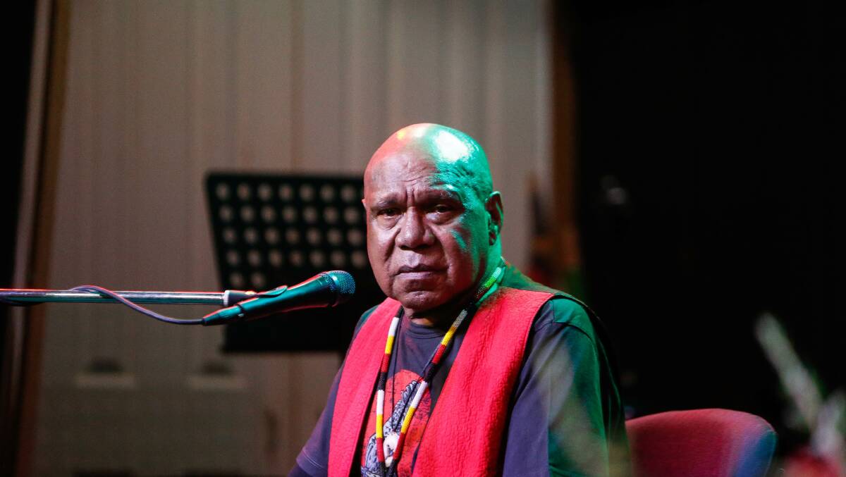 ACCOLADE: Archie Roach at the launch of his memoir in 2019 which has taken out a Victorian Premier's Literary Award. Picture: Anthony Brady