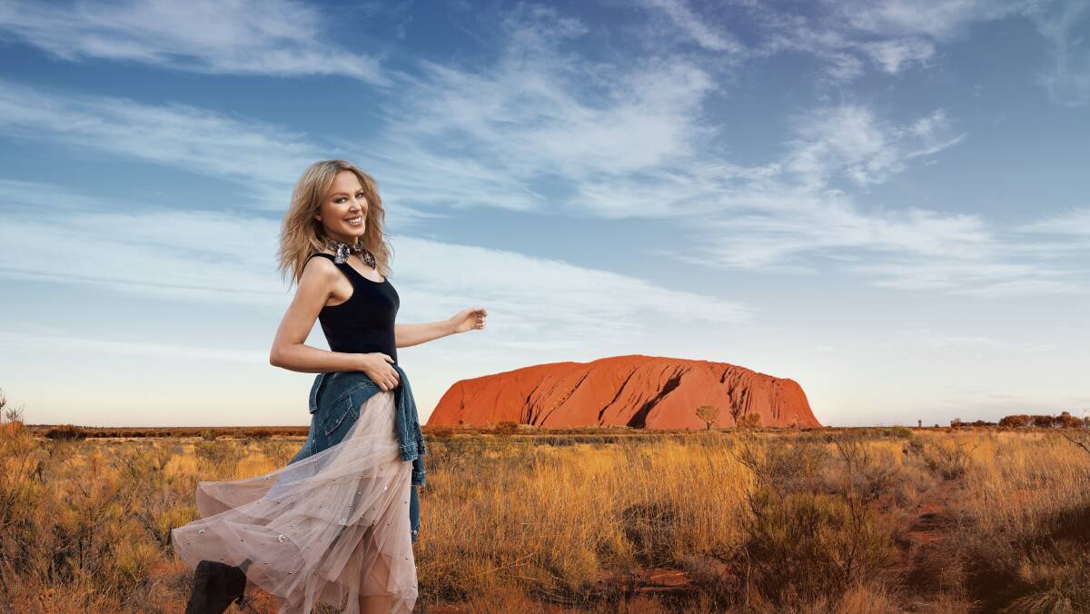 Tourism Australia's campaign featuring Kylie Minogue was pulled during bushfires. Photo: Tourism Australia.