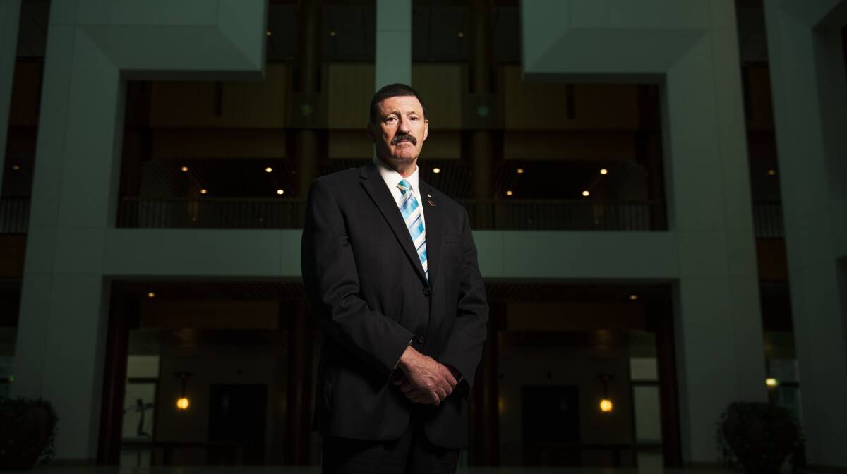 Eden-Monaro MP Mike Kelly at Parliament House. Picture: Dion Georgopoulos