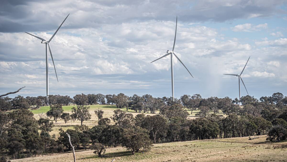 Bango Wind Farm has opened about 30km north of Yass. Picture by Karleen Minney