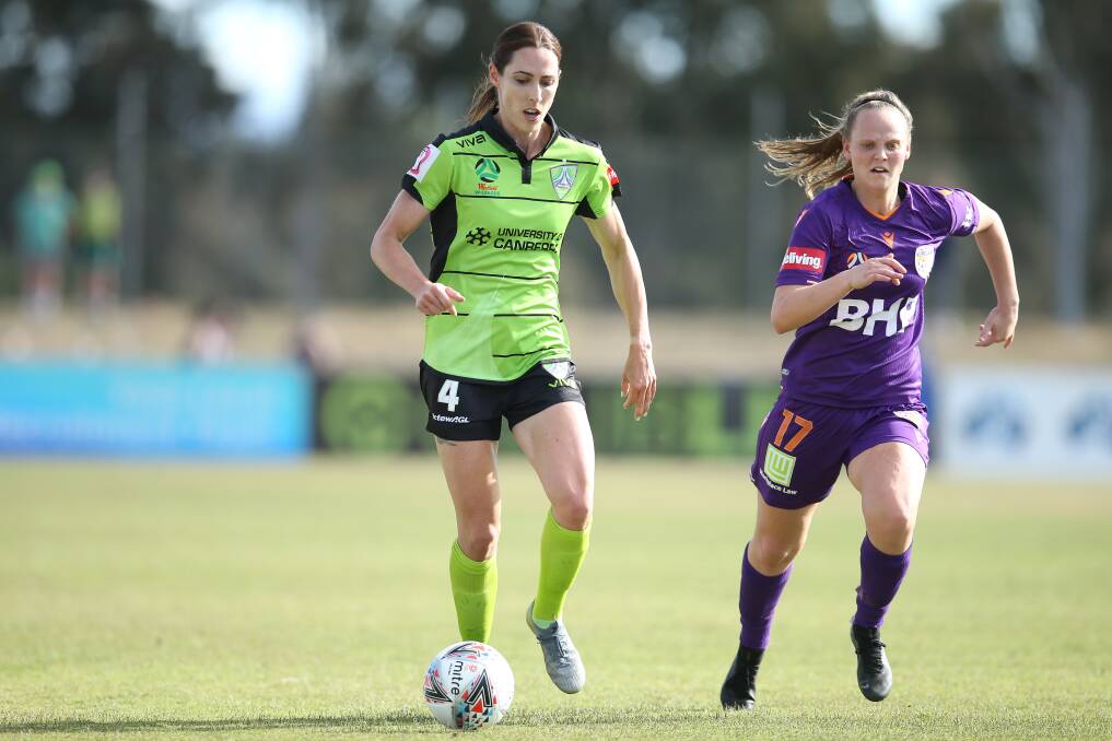 Jessie Rasschaert made her W-League debut as a 32-year-old. Picture: Getty Images