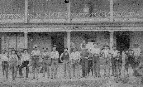 Watering hole: Bega's Royal Hotel, in Gipps Street. circa 1885. It closed in 1917 after being operated by a number of owners and licensees over 40 years.