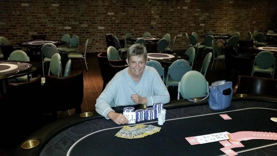 OPTIMISTIC: Wollongong poker player Sandy Haynes is happy to bide her time and won't rush playing in live poker tournaments until it is safe to do so.