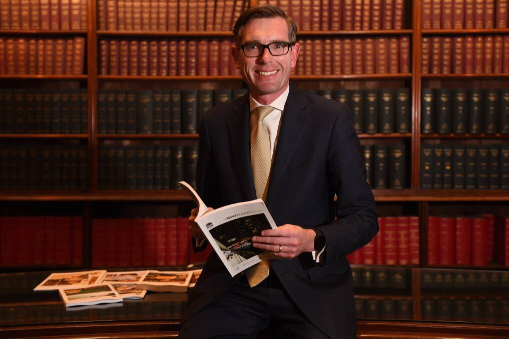 NSW Treasurer Dominic Perrottet will deliver the NSW Governments budget on Tuesday. PIcture: AAP Image/Dean Lewins